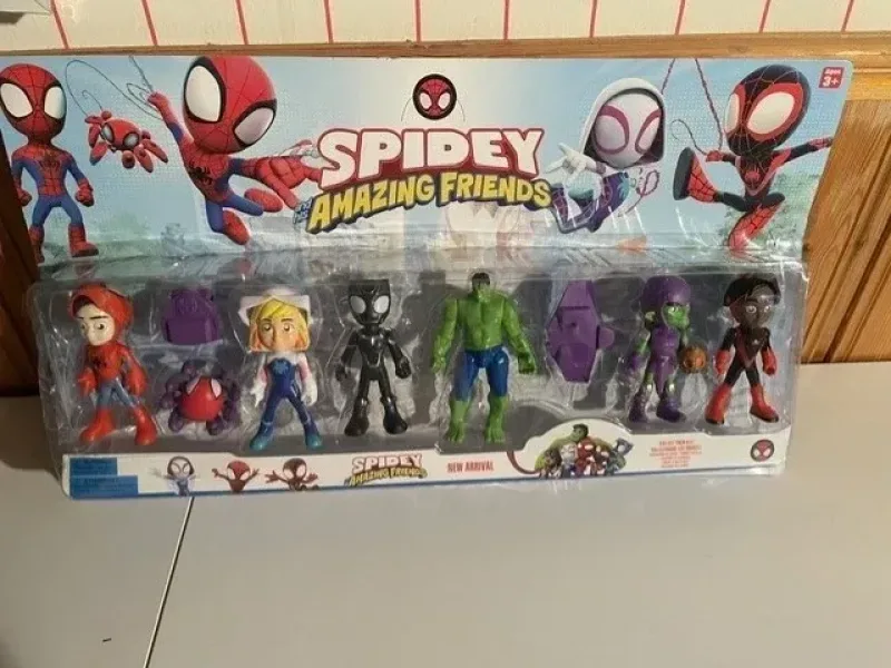 spidermanfrinds 7 st figurer
